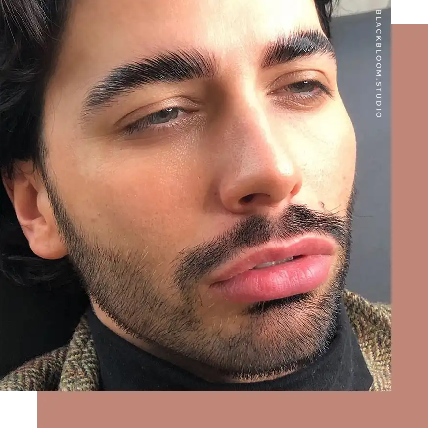 Male Microblading Service in Austin TX | Black Bloom Studio