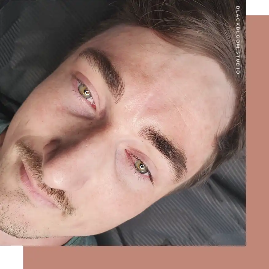 Men's Microblading Service San Antonio | Black Bloom Studio
