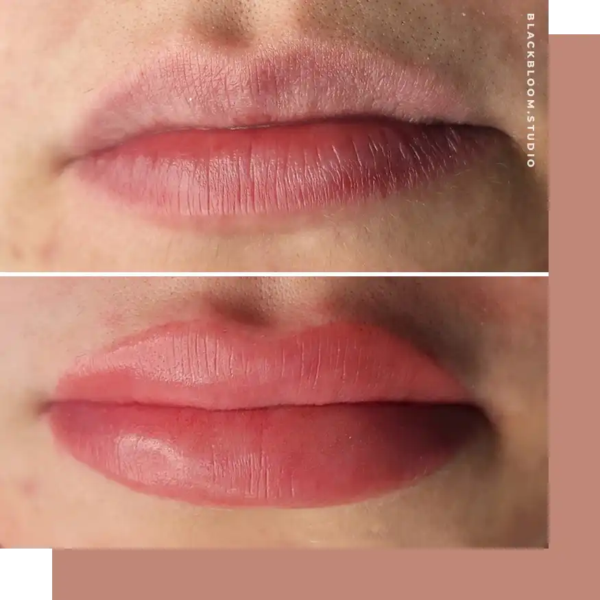 Tint Lip Blush Tattoo Service Austin - Black Bloom Studio