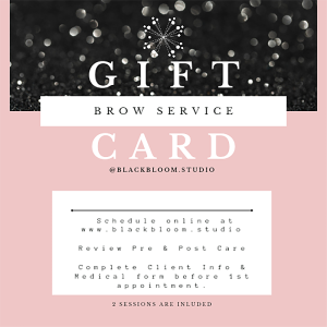 Brow Service Gift Card