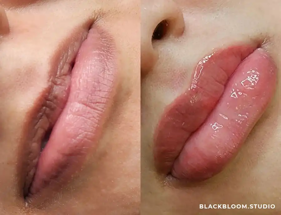 Will Lip Blushing Make My Lips Look Fuller? | Black Bloom Studio