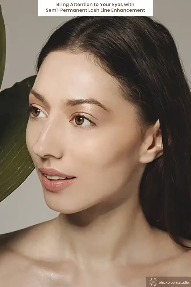 Semi-Permanent Lash Line Enhancement | Black Bloom Studio