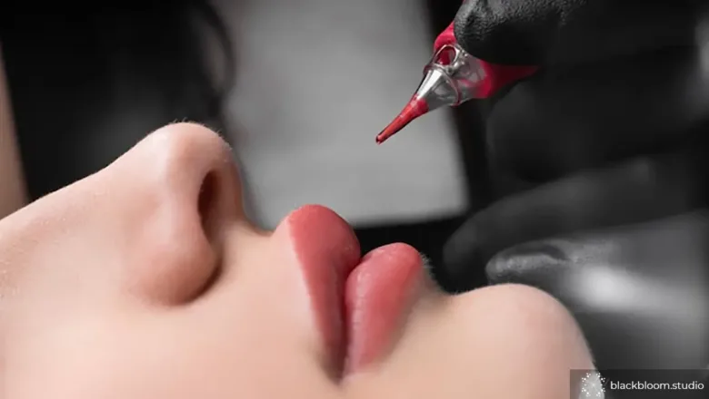 Get Stunning Lip Blush Tattoo at Black Bloom Studio