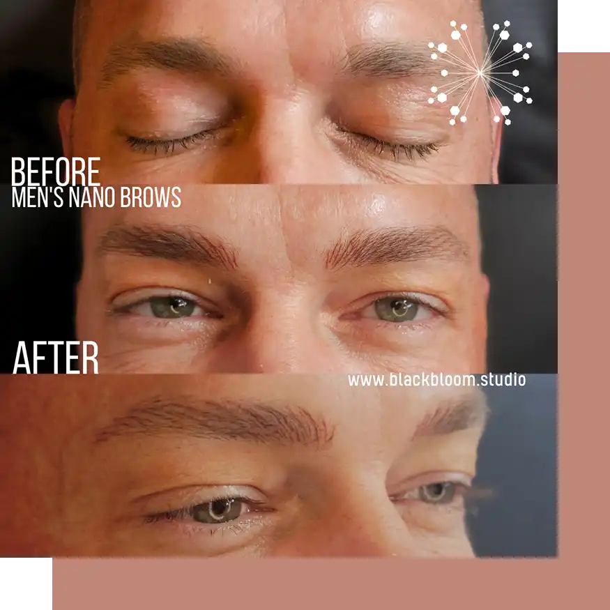 Black Bloom Studio Men's Microblading Service in Irving, TX