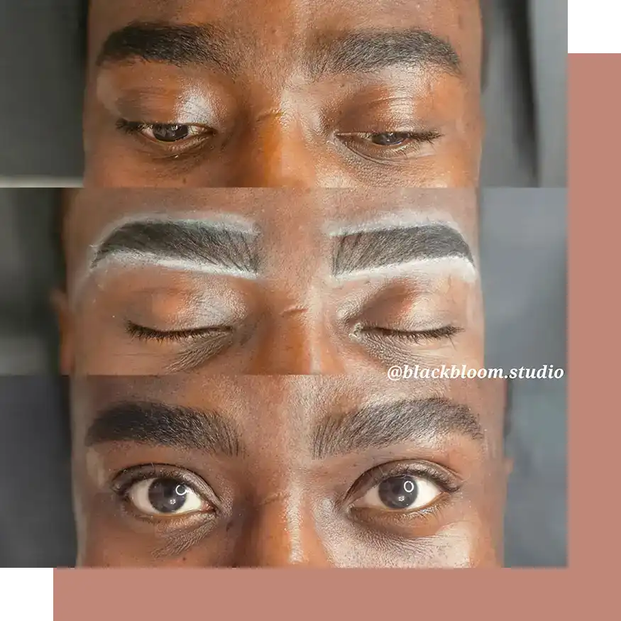Black Bloom Studio Men's Microblading Service in Irving, TX
