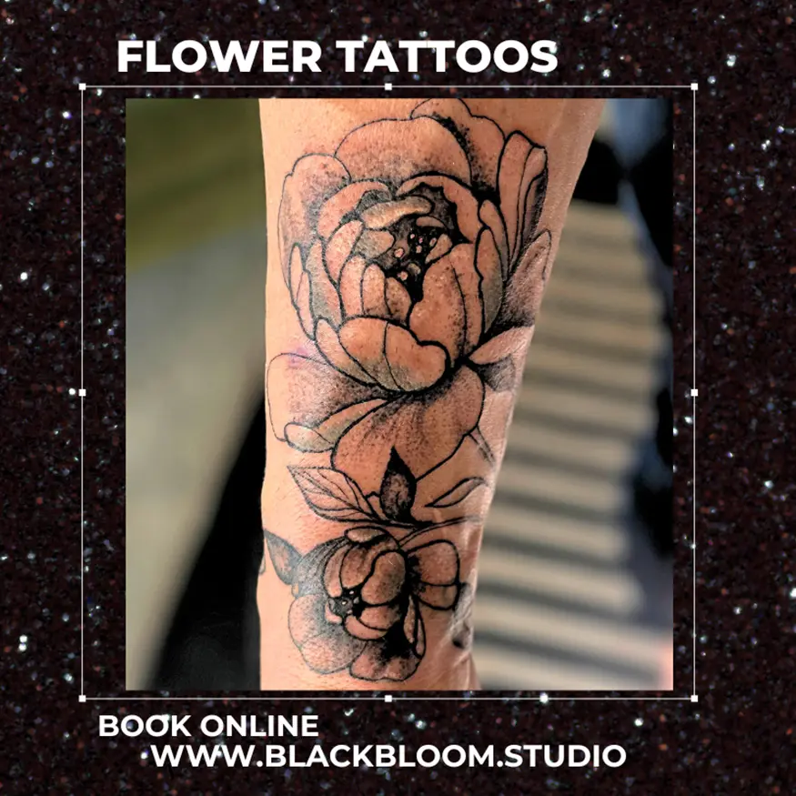 Black Bloom Studio Irving, TX Small Flower Tattoos