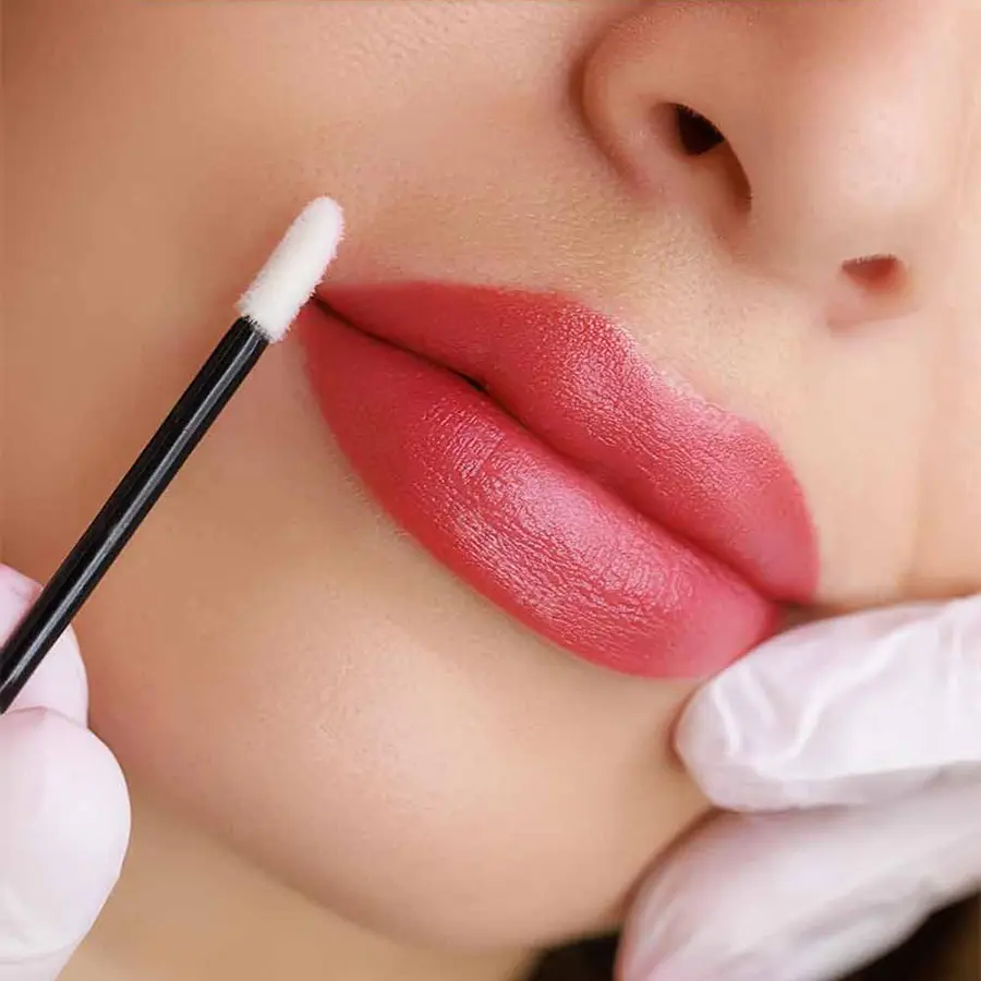 Black Bloom Studio Lip Blushing Before and After Photos