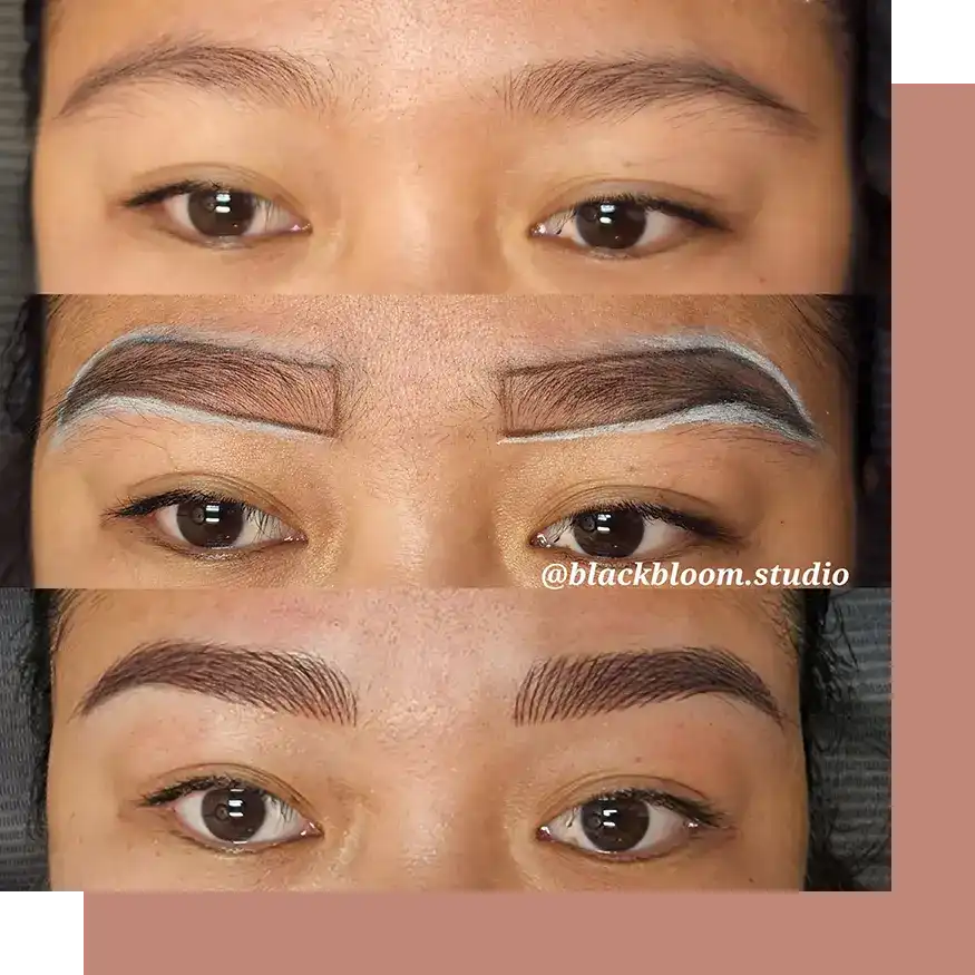 Black Bloom Studio Microblading Service in Irving, Texas