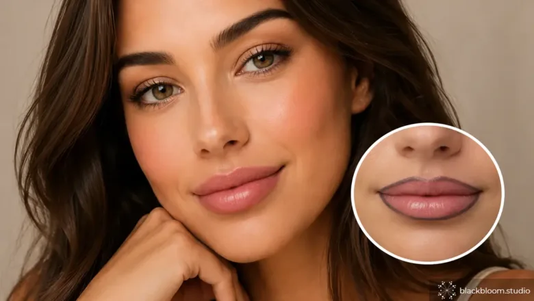 Can You Cover Old Black Lip Liner Tattoo Without Laser Removal? | Black Bloom Studio Dallas, TX