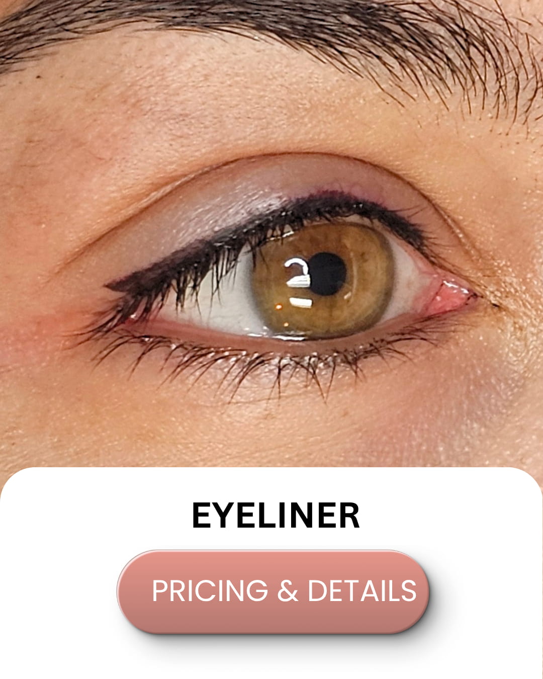 Lash enhancing permanent eyeliner by Black Bloom Studio in Dallas, Texas